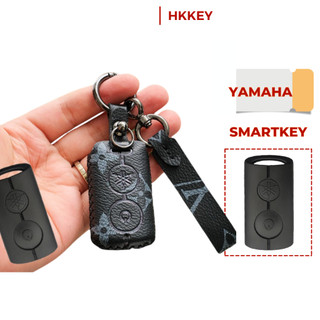 Bao da chìa khóa xe máy Yamaha da L. V cao cấp