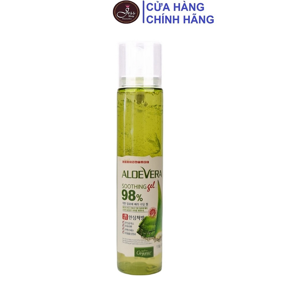 Xịt Khoáng Lô Hội Nha đam Aloe Vera Soothing Gel 98% 118g
