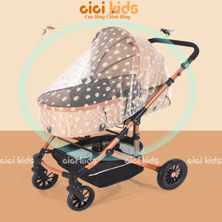 Màn Chống Muỗi Xe Đẩy - Màn Chống Muỗi Full In Hình - Chất Liệu Sợi Polyester Dai Bền Và An Toàn Cho Bé Yêu