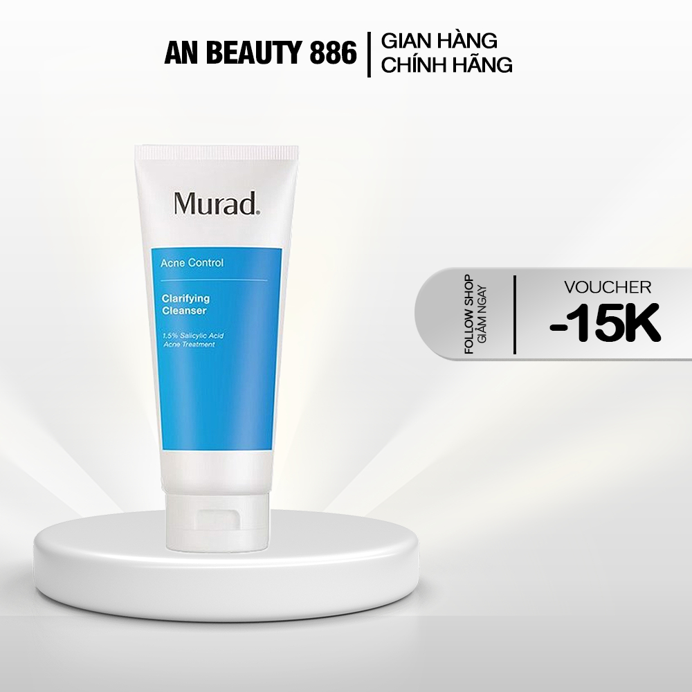 [Fullsize 200ML] Sữa rửa mặt cho da dầu mụn Murad Clarifying Cleanser Acne