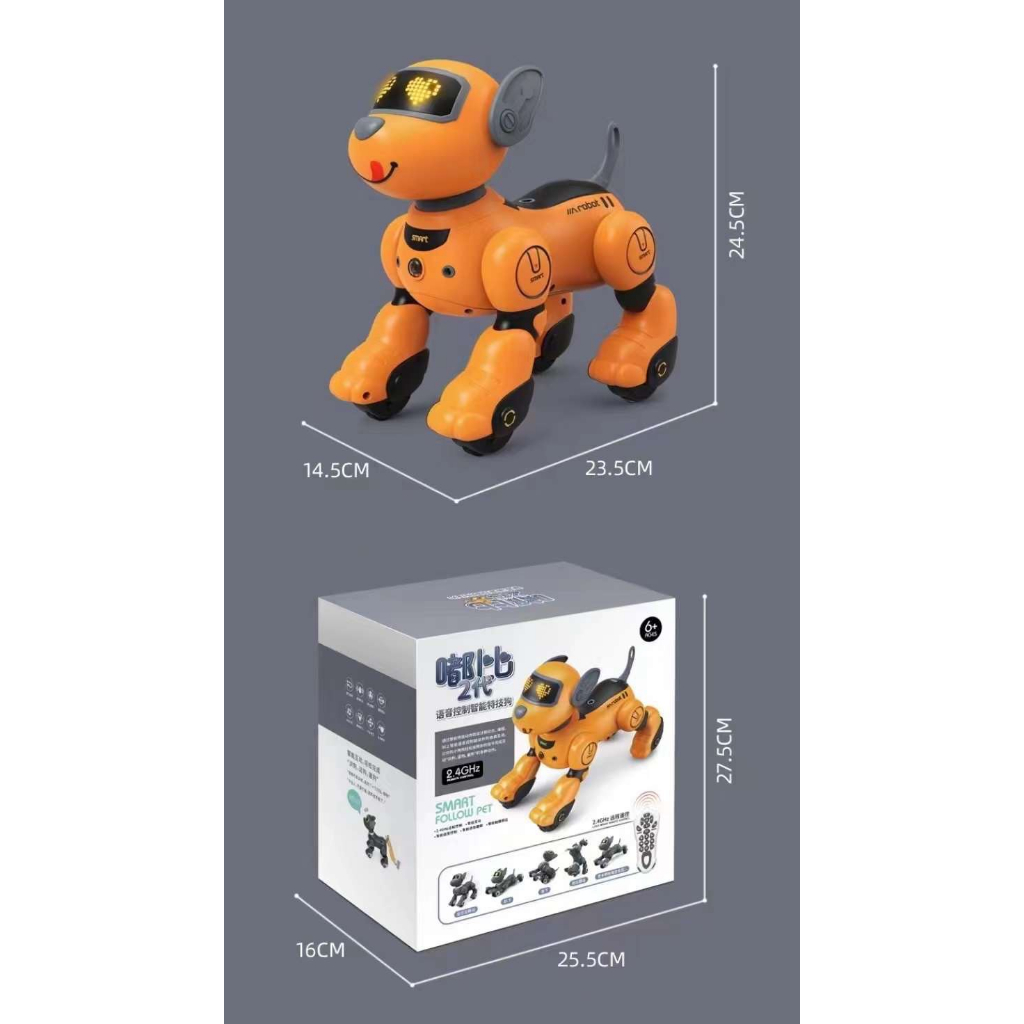 ❤Hàng Có Sẵn!❤Đồ Chơi Chú Chó Robot Thông Minh