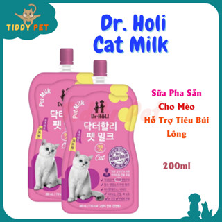 Sữa Tươi Dinh Dưỡng Dành Cho Mèo - Dr Holi Pet Milk 200ml - Đến từ Hàn Quốc