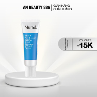 Kem dưỡng và Chống nắng kiềm dầu thế hệ mới Murad Oil and Pore Control Mattifier Broad Spectrum SPF 45 | PA++++ (50ml)