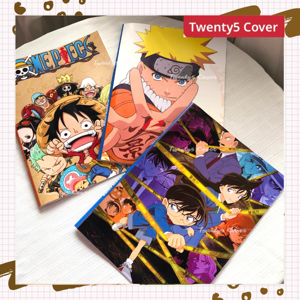 SET GIẤY BAO TẬP - SGK ANIME ONE PIECE, NARUTO, CONAN, THANH GƯƠM DIỆT QUỶ, SPY X FAMILY, DARK GATHERING