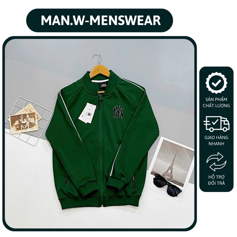 Áo bomber nam nữ, áo khoác thể thao vải poly 2 da cao cấp , dây kéo chống thấm cực kì đẹp