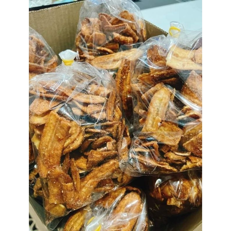 Chuối sấy mè gừng giòn tan