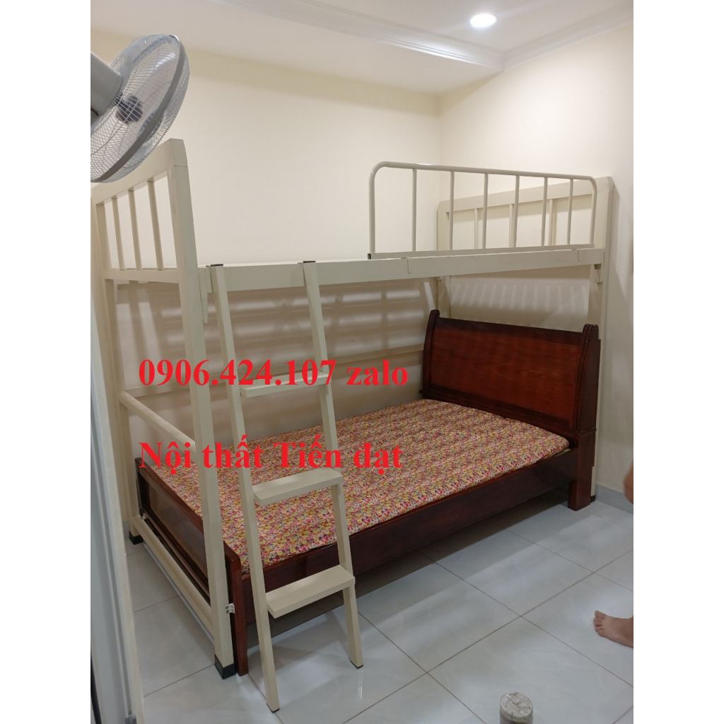 Giường sắt cao cấp 1 tầng hàng hót