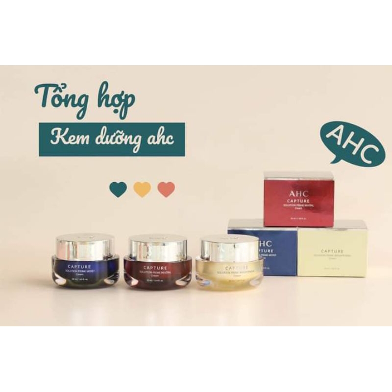 Kem dưỡng AHC Capture Solution Max Cream 50ml