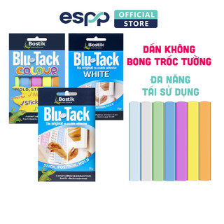 Đất sét dán dính Poster Blutack - (Xanh Organic/ Trắng/ 5 Màu) - 45g/75g - Bostik