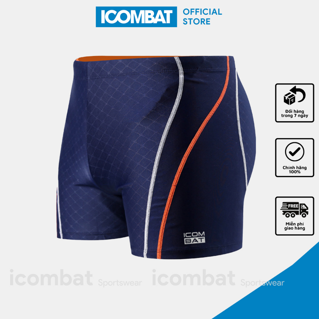 Quần bơi nam boxer ICOMBAT thiết kế thời trang cho nam