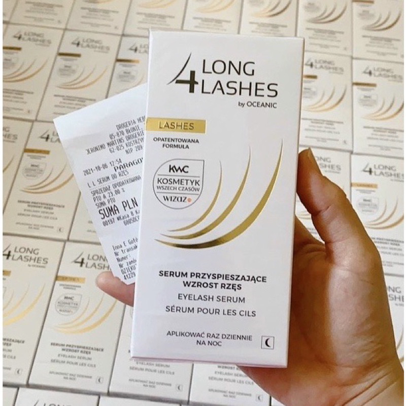 [Bill Ba Lan Hàng sẵn) Serum dưỡng dài dày mi Long 4 Lashes