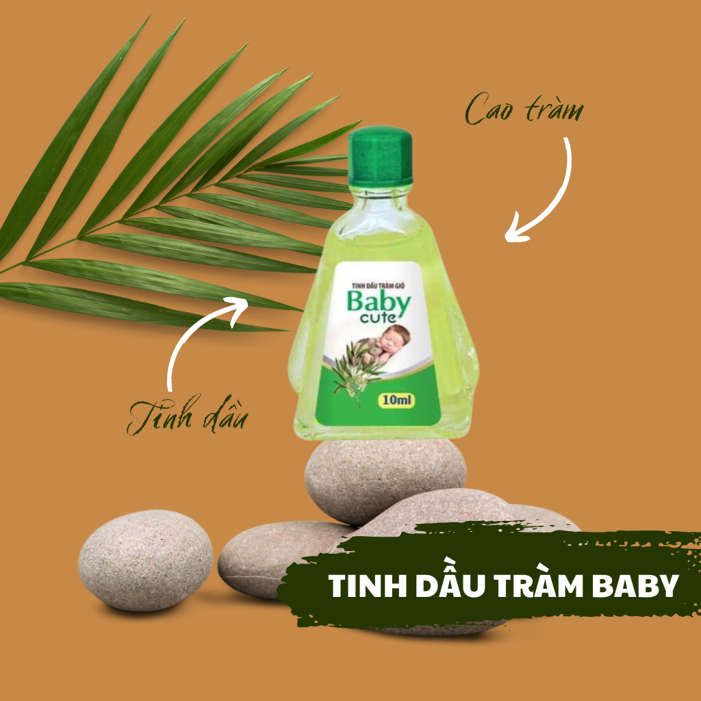 Tinh Dầu Tràm Gió Baby Cute Giúp Bé Tránh Gió, Cảm Lạnh, Chống Muỗi Đốt Và Côn Trùng
