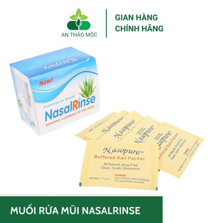 Muối tinh chất Nasal Rinse dùng cho bé từ sơ sinh rửa vệ sinh mũi cho bé