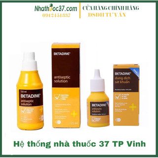 Dung dịch betadine sát khuẩn vàng 10%