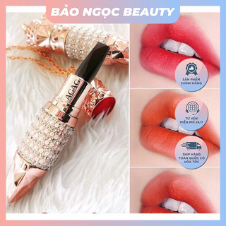 Thỏi son 3 màu AGAG dưỡng ẩm siêu lì, màu sắc thời trang, Thỏi son 3 màu chất lì, lâu trôi, mềm mại
