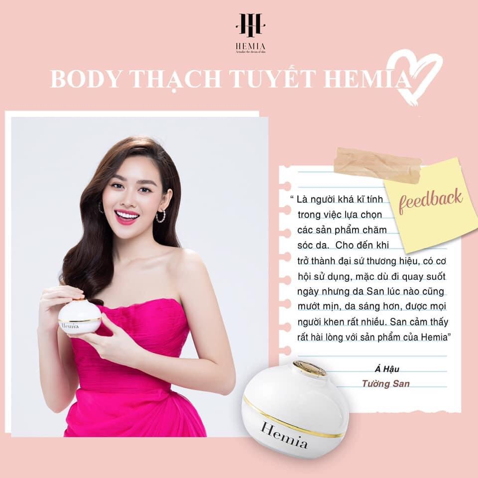 Kem body Hemia dưỡng toàn thân Hàn Quốc Whitening Body Cream 150g
