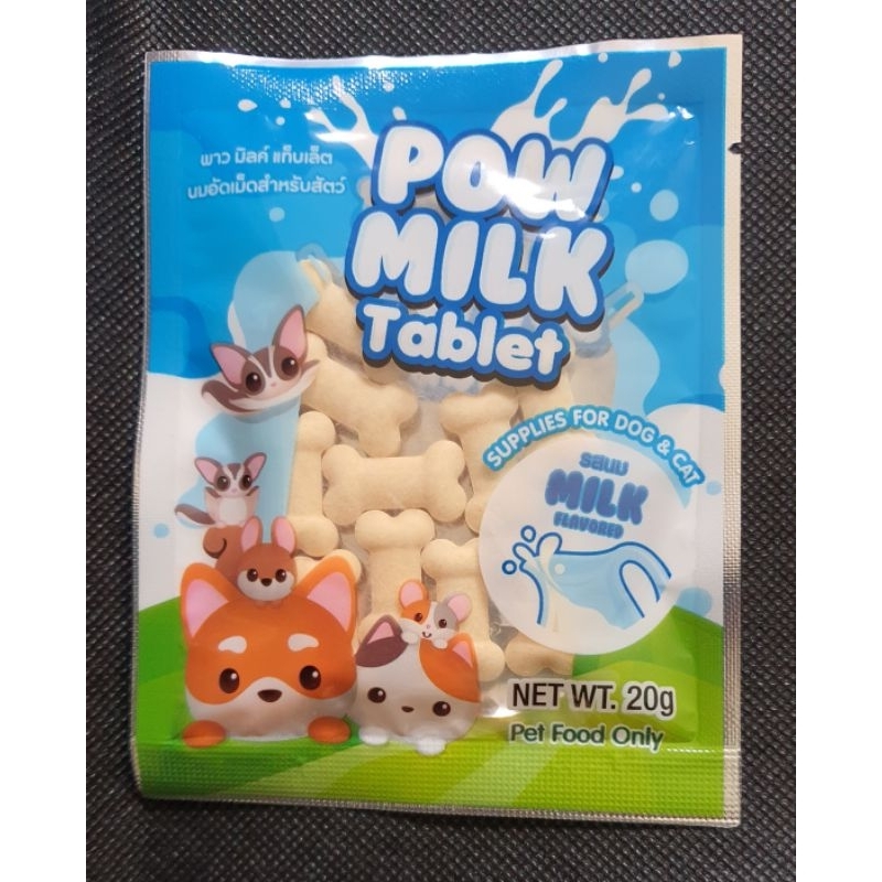 🦔🐕🐈🐁 Kẹo sữa dê Pow Milk gói tiện dụng 20g