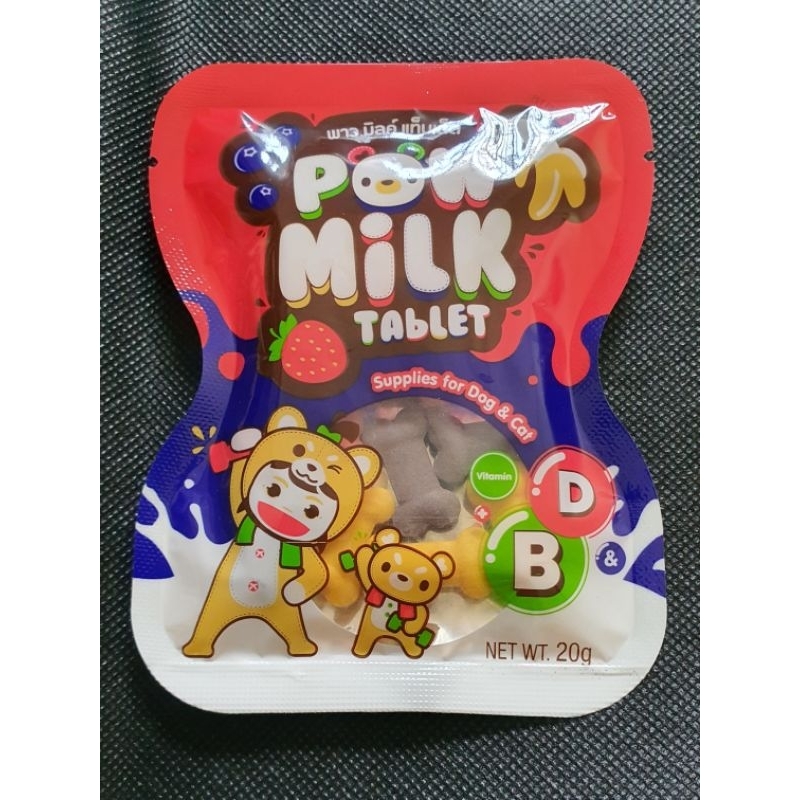 🦔🐕🐈🐁 Kẹo sữa dê Pow Milk gói tiện dụng 20g
