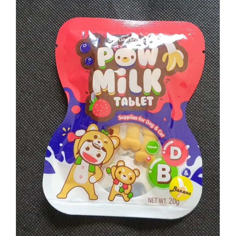🦔🐕🐈🐁 Kẹo sữa dê Pow Milk gói tiện dụng 20g