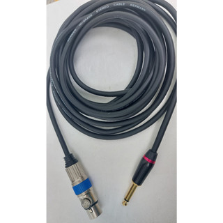 Dây micro DIY dài 5 mét/4m/3m/1,5m -  dây mic loại tốt với 1 đầu 6 ly và 1 đầu canon cái Sommer - Phố Nhạc