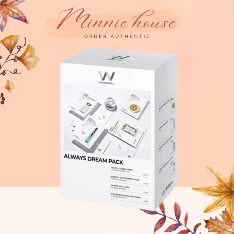 Mặt nạ giấy Wonjin Always Dream Pack chính hãng hộp 15 miếng