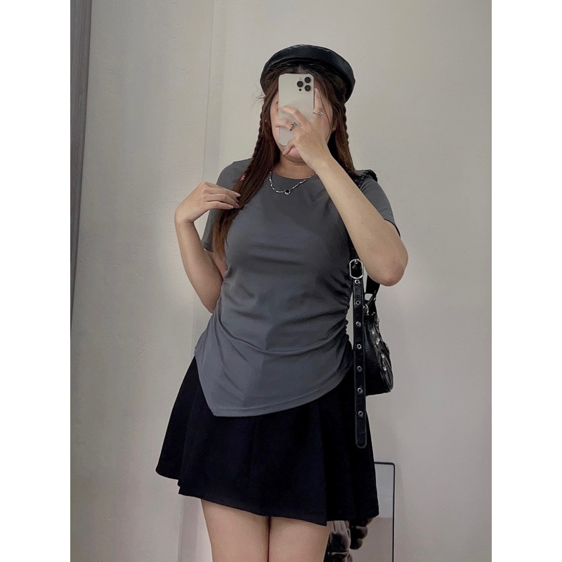 Áo Nhún Eo Vạt V Bigsize