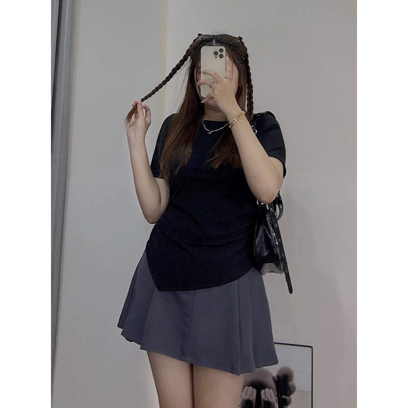 Áo Nhún Eo Vạt V Bigsize