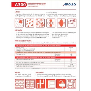 Silicone Apollo A300 (Keo Apollo A300)