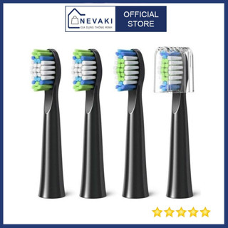  Đầu bàn chải thay thế bàn chải điện Fairywill E11 - Bộ 4 đầu bàn chải 
