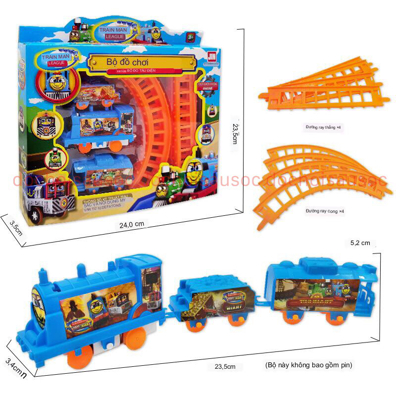 Đồ chơi mô hình tàu hỏa Thomas lượn vòng vui nhộn cho bé