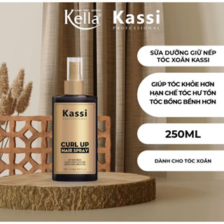  Xịt Dưỡng Dành Cho Tóc Xoăn KASSI 250ml. giữ nếp tóc xoăn.👍 Chuẩn công ty 100%👍 
