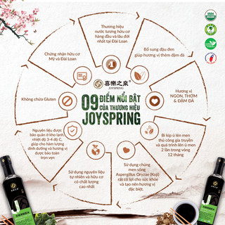 NƯỚC TƯƠNG HỮU CƠ ÍT MUỐI JoySpring