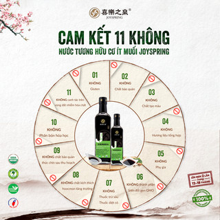 NƯỚC TƯƠNG HỮU CƠ ÍT MUỐI JoySpring