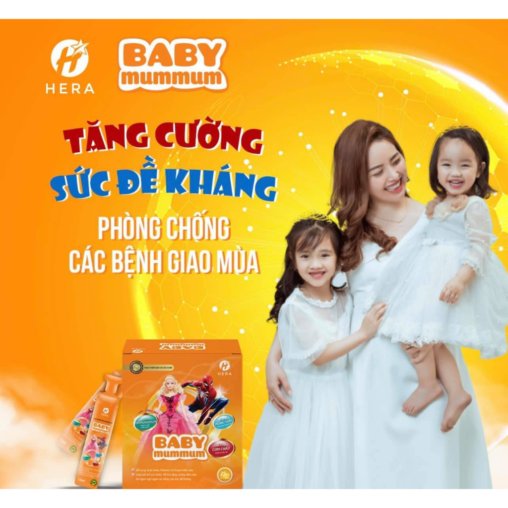Siro Ăn Ngon cho bé Baby Plus Mumum Hera Chính Hãng Tăng Cân Tự Nhiên ăn ngon ngủ ngon hết biếng ăn tăng đề kháng