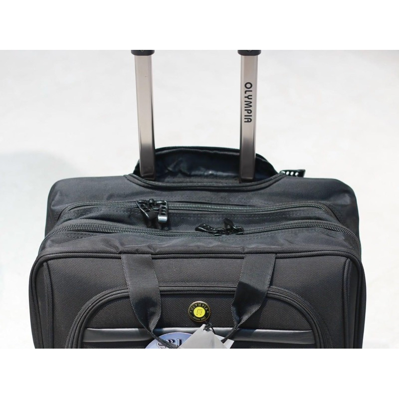 -Vali/ túi kéo doanh nhân  Olimpia travel bag--tone đen classic sang trọng