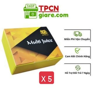 Combo 5hộp trà multi juice của malaysia cân bằng chức năng sinh lý nam nữ.1 hộp 10 gói