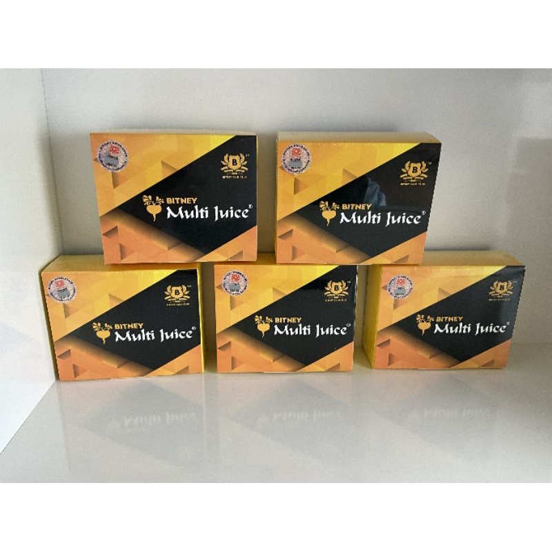 Combo 5Hộp Trà Multi Juice Của Malaysia Cân Bằng Chức Năng Sinh Lý Nam Nữ.1 hộp 10 gói