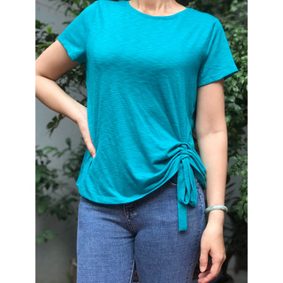 Áo thun cotton rút dây siêu cute
