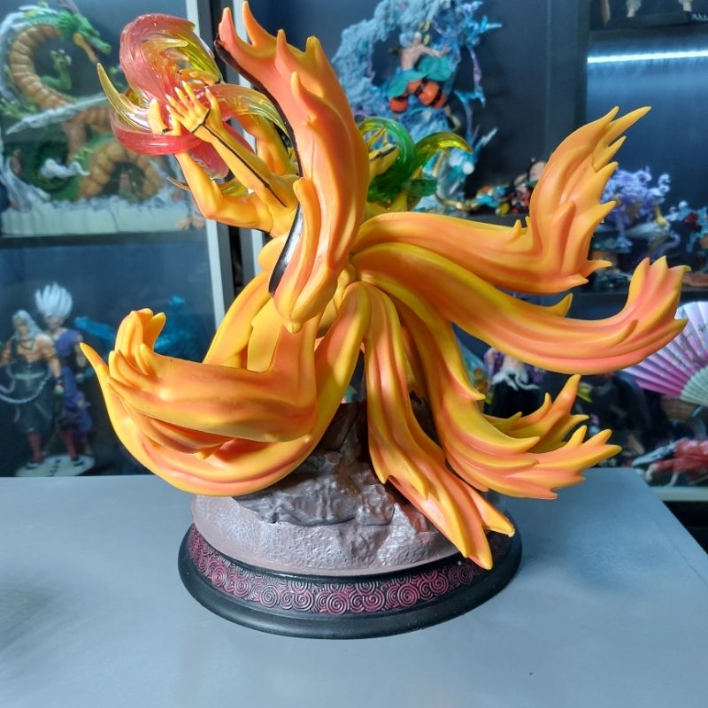 Mô hình Naruto Kurama cửu vỹ hợp thể Lục đạo - Naruto Cửu Vĩ Kurama  cao 36cm sắc nét