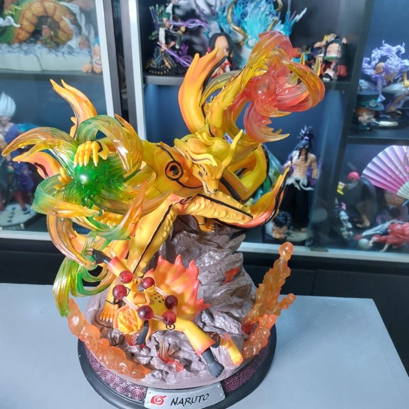 Mô hình Naruto Kurama cửu vỹ hợp thể Lục đạo - Naruto Cửu Vĩ Kurama  cao 36cm sắc nét