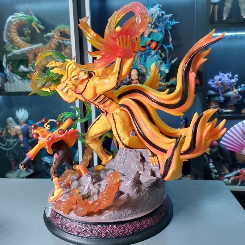 Mô hình Naruto Kurama cửu vỹ hợp thể Lục đạo - Naruto Cửu Vĩ Kurama  cao 36cm sắc nét
