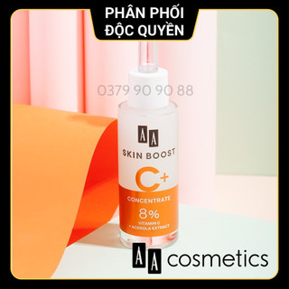 Serum dưỡng trắng và đều màu da AA Cosmetics Skin Boost C+ lọ 30ml