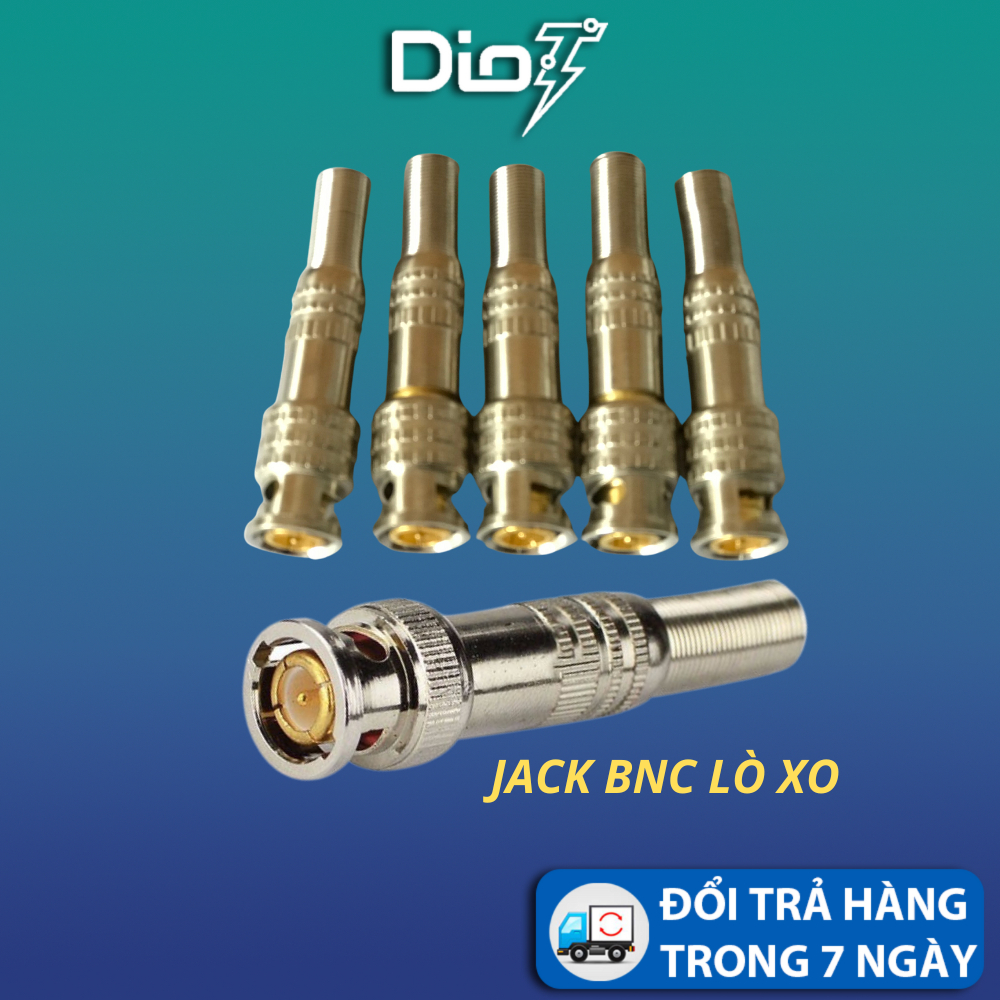 Jack BNC lắp camera đồng trục có ren vặn tiện lợi