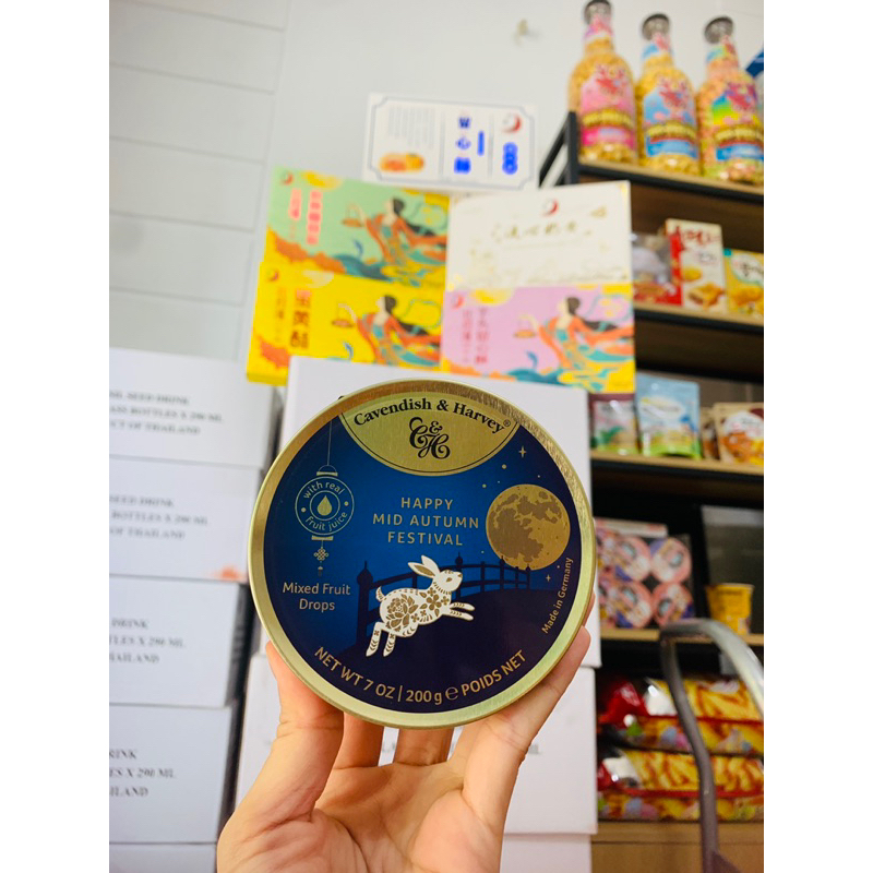 Kẹo trái cây Đức 200g hộp thiếc Cavendish & Harley