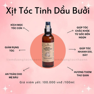 Xịt tóc tinh dầu bưởi phương anh cosmetic - kích mọc tóc - giảm rụng tóc - hiệu quả sau 2-3 tuần