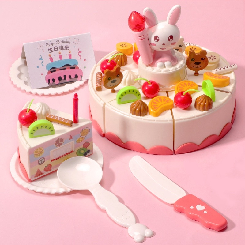 Đồ Chơi Cắt Bánh Sinh Nhật Loại Lớn 85 Chi Tiết Kèm Nhạc Và Đèn  Baby Shrak