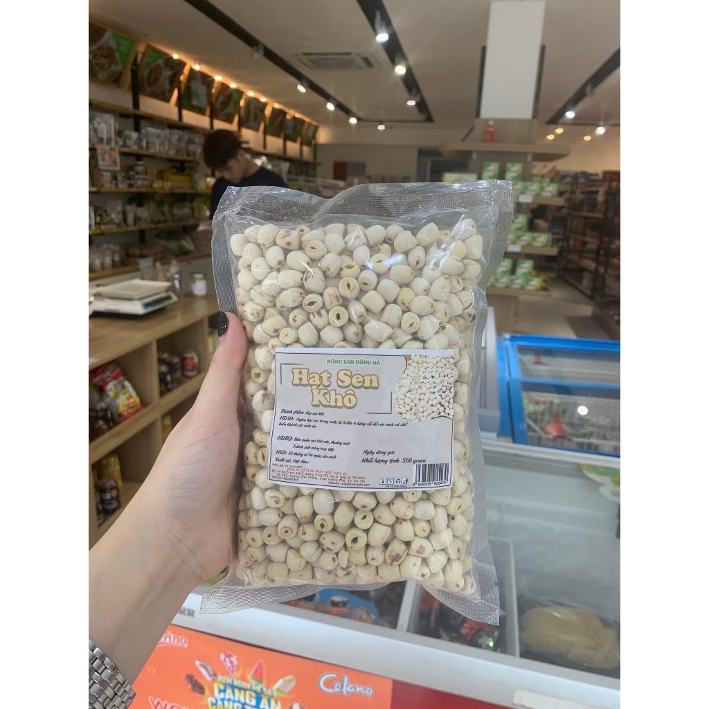 Hạt Sen Khô Huế thơm ngon - Loại 1 Chất Lượng Cao, không sượng mốc