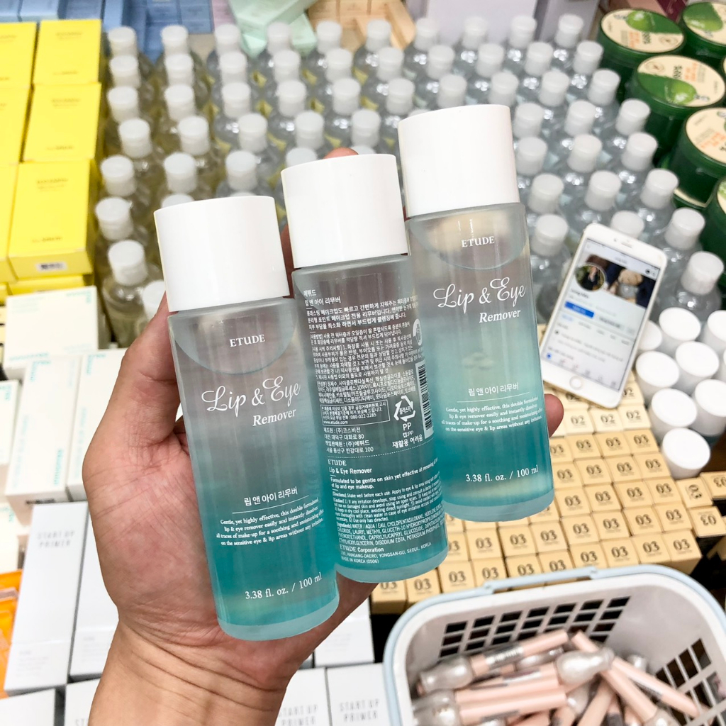 (BILL KOREA) Tẩy Trang Mắt Môi ETUDE Lip & Eye Remover 100ml