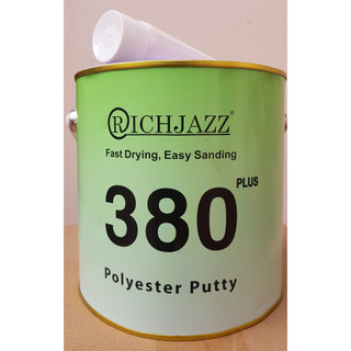 Bả Matit 2 thành phần Richjazz 380 4kg Bột bả phổ thông nền sơn ô tô Aykoo 380, bả kim loại