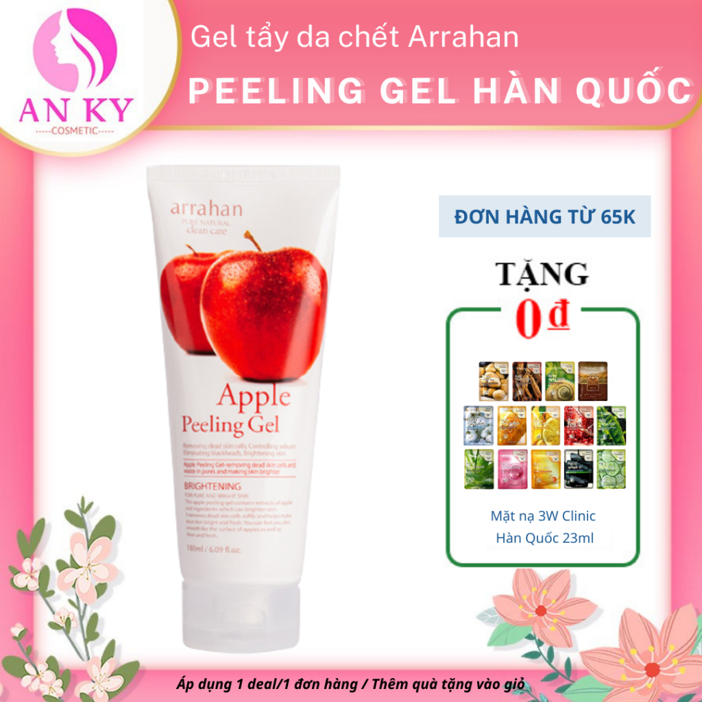 Tẩy Da Chết Arrahan Apple Peeling Gel 180ml Hàn Quốc